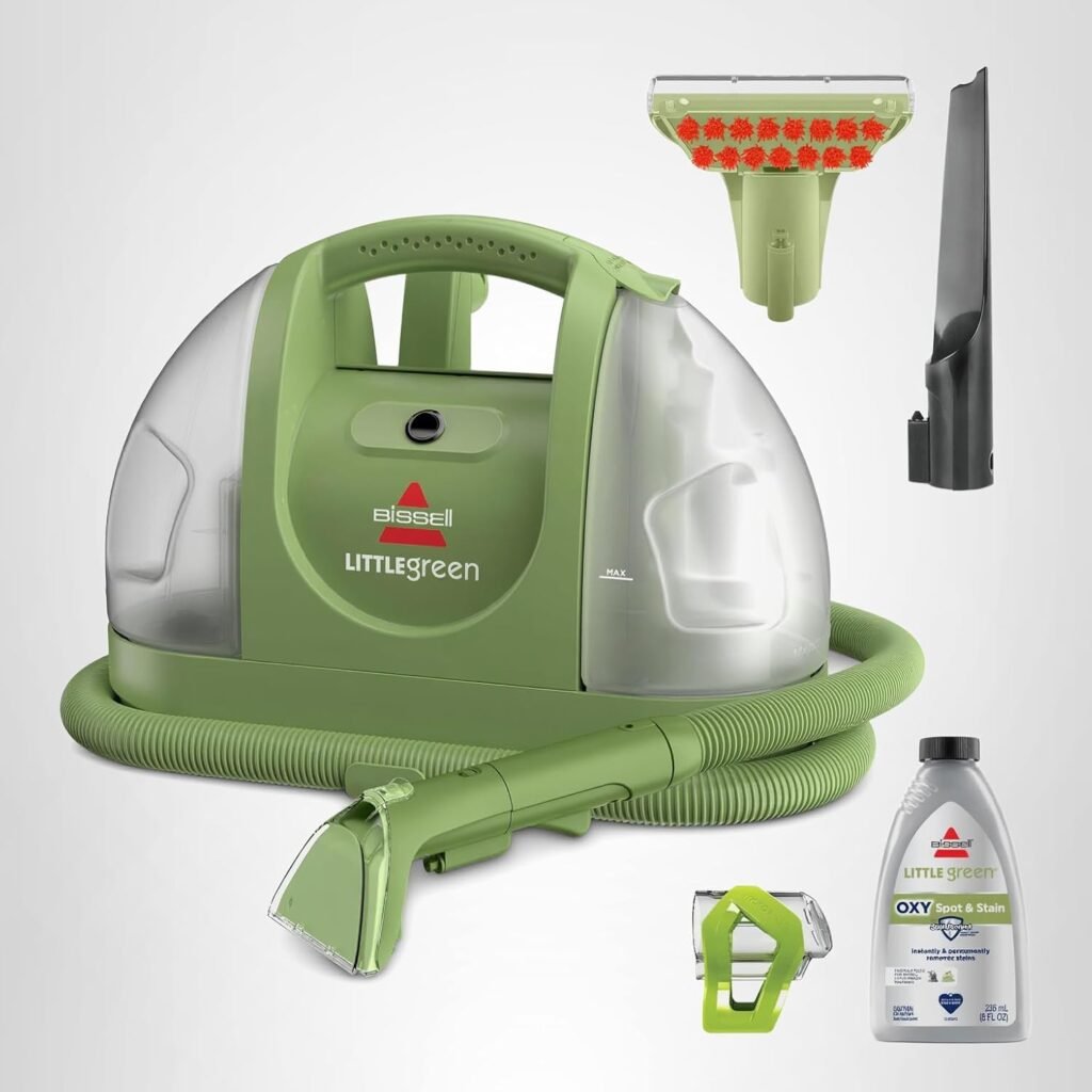BISSELL Little Green Portable Cleaner Review: Effective Spot Cleaning for Carpets and Upholstery