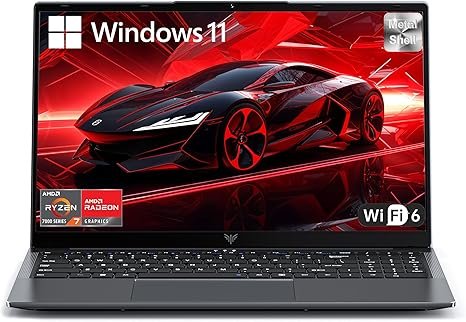 Gaming Laptop with AMD Ryzen7 7730U, 16GB DDR4, 512GB SSD — Solid Budget Video Editing Laptop