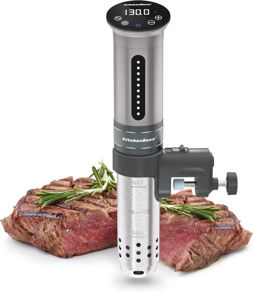KitchenBoss Sous Vide Cooker Machine Review, Features, Recipes, Times and Buying Guide
