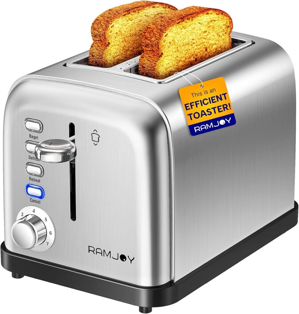 Toaster 2 Slice Extra Wide Slot Toaster for Bagels: RAMJOY 900W Review & Practical Guide