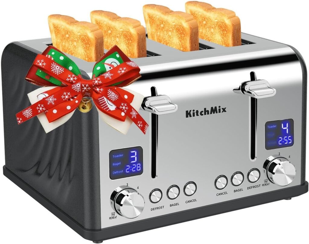 4-Slice Stainless Toaster with LCD Timer: Practical Review and Buying Guide
